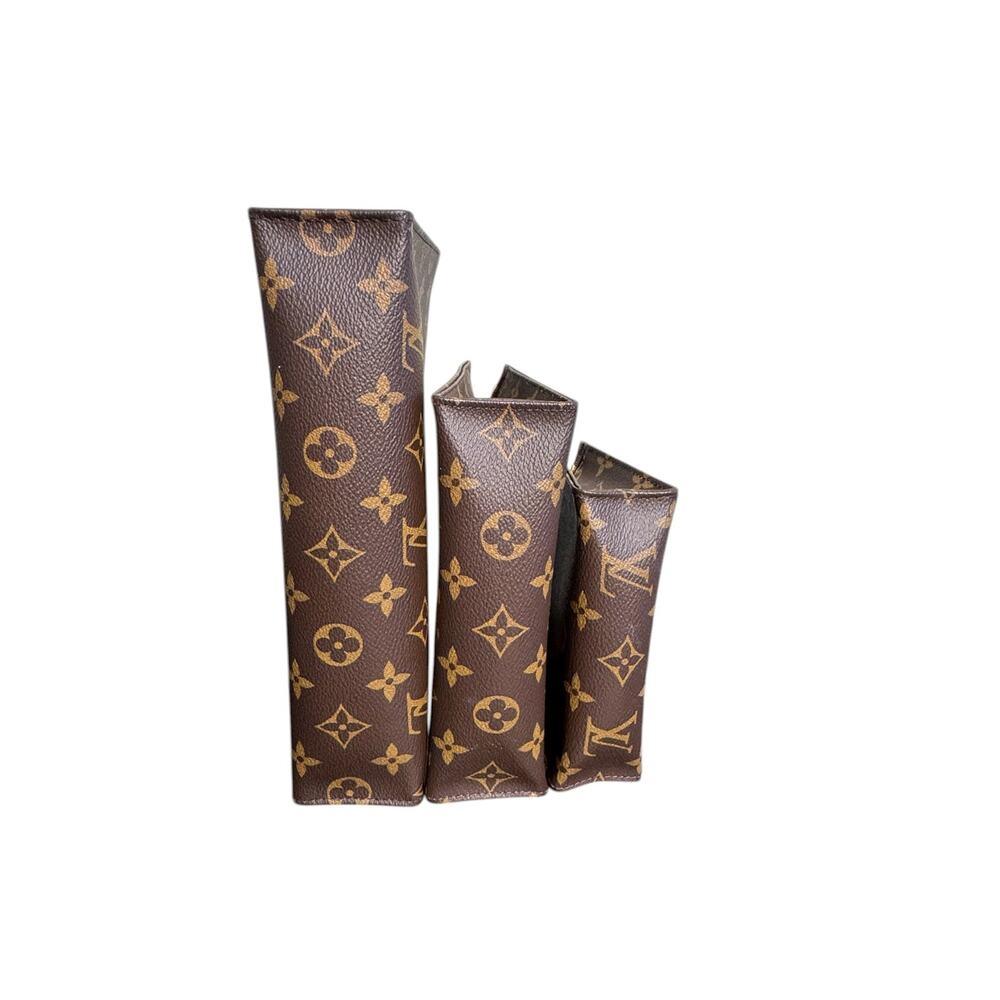 Louis Vuitton Trio Toilet Pouch in Classic Monogram Coated Canvas - Picture 7 of 16